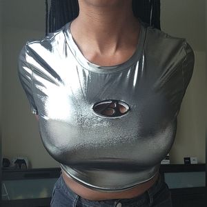 Metallic Tee